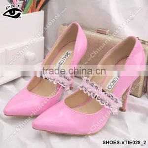 4 Colors Lace Ribbon Shoe Lace Elastic Straps For High Heels thumbnail-3