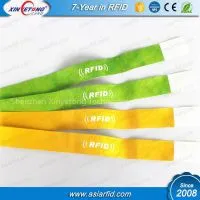 Paper RFID Wristband For Access Control Fudan 1K thumbnail-1