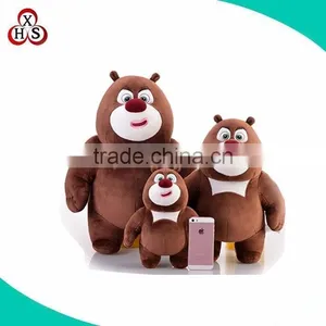 18 Inch Sitting Black Plush Animal Realistic Stuffed Bear thumbnail-5