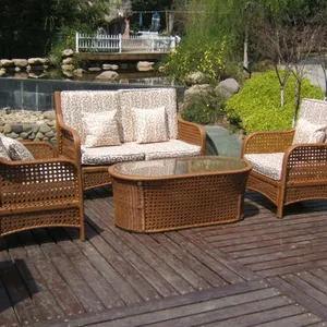 Wicker Rattan Outdoor Garden Furniture Balcony Decorative Decorative thumbnail-1