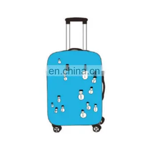 Custom Printed Suitcase Polyester Elastic Printed Luggage Covers thumbnail-2