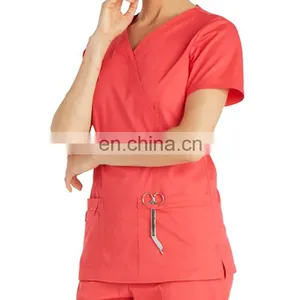 Customized Short Sleeve Hospital Medical Scrub Uniform thumbnail-1