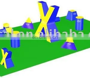 Customized Inflatable "X" Paintball Arena thumbnail-1
