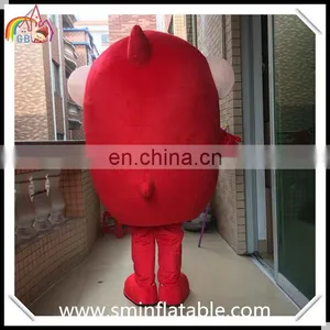 High Quality Red Monkey Mascot Costume, Lovely Plush Animal Cosplay Costume for Promotion thumbnail-2