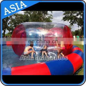 Best Selling! CE 1.00mm PVC/TPU Commercial Inflatable Water Roller, Water Filled Lawn Roller,roll Inside Inflatable Ball thumbnail-1