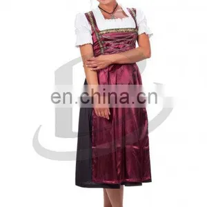 Fashion Boutique Clothing Simple Design Sleeveless Stripe Plus Size Dirndl Maternity Women Long Dirndl (Oktoberfest Garments) thumbnail-1
