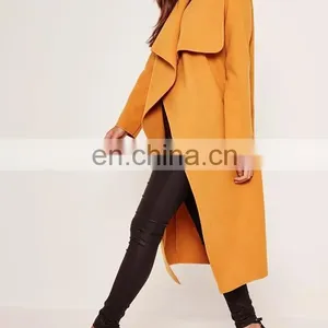 Latest Coat Pant Design Women Long Coats Coat Pant thumbnail-5