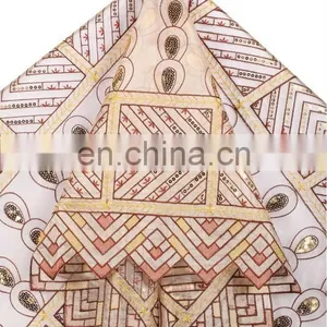 High Quality African Style Organza Lace Fabric thumbnail-1