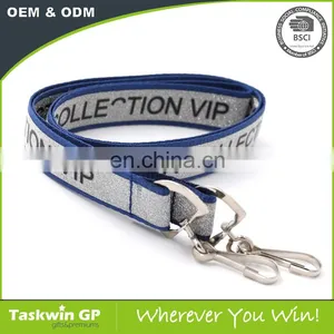 Custom Supplies Promotional Polyester Glitter Neck Lanyard thumbnail-1