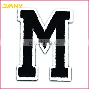 Custom Letter Iron On Embroidered Applique Patch for Clothing thumbnail-1