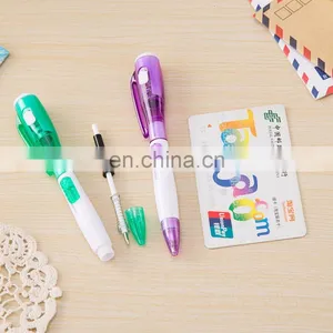 Multi Functional Promotion Novelty Fancy Led Pen Advertising Pen With Torch thumbnail-5
