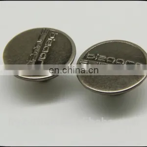 Light Black Nickel Screw Back Button With High Quality and Competitive Price thumbnail-1