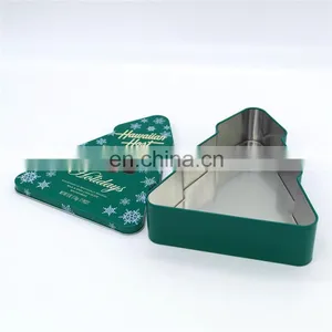 Christmas Tree Trinket Tin Box/christmas Tree Stand Tin Box for Chocolate thumbnail-6