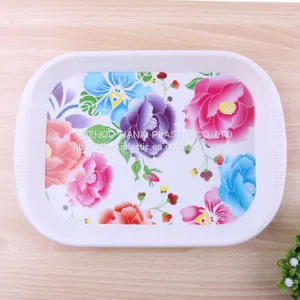 TX215 PLASTIC WAVE EDGE PLATE IML TRAY CHEAP SMALL TRAY thumbnail-3