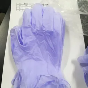 Powder-Free Disposable Vinyl Exam Glove Blue thumbnail-2