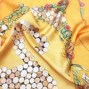 Different Size and High Quality Custom Digital Printed Thin Silk Scarf Malaysia thumbnail-5