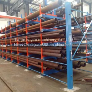 How Steel Tube in the Workshop Covers an Area of Less Neat Use Telescopic Cantilevered Steel Shelves thumbnail-5