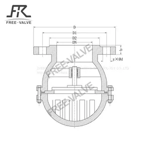 Stainless Steel Water Pump Pn10 Foot Valve thumbnail-1