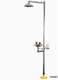 Emergency Shower & Eyewash Device Conforms to United States Ansi Z358.1 Standard Laboratory Medicine, Chemical, Petrochemical, Electronics, Hazardous Work Area of Semi-conductor Companies thumbnail-3