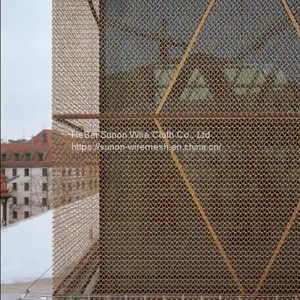 Spiral Architectural Wire Mesh Architectural & Decorative Metal Facade thumbnail-4