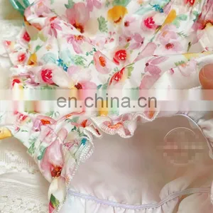 Summer Lolita Spanish Princess Dress Lace Stitching Print Girls Ball Gown Vintage Birthday Easter Party Dress For Girl thumbnail-6