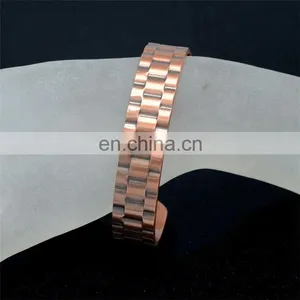 High Powered Magnets Arthritis Pain Relief Mens Pure Copper Magnetic Bracelet thumbnail-6