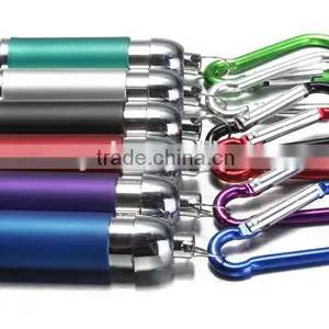 Portable Mini 1 LED Flashlight With Keychain for Promotion thumbnail-3