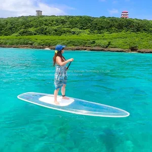 Full Transparent Paddle Board Crystal SUP Paddle Board Clear Stand up Paddle Board See Through Paddle Board thumbnail-1