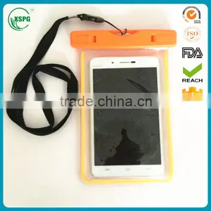 Clear Plastic Pvc Cell Phone Waterproof Bag thumbnail-3