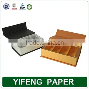 Luxury Octagonal Black Magnetic Cardboard Box With Customer Gold Logo thumbnail-1