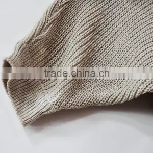 Wide Neck Quartz Fiber Women Knitting Patterns Bat Sleeve Sweater thumbnail-2