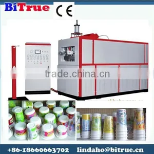 Plastic Cup Lid Thermoforming Machine thumbnail-1