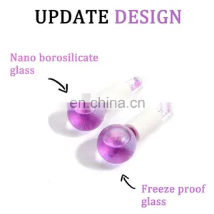 Hot Selling Private Label Wholesale Factory Wave Massage Ball Beauty Magic Glitter Summer Cooling Blue Pink Ice Globes For Face thumbnail-5