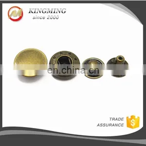 Custom 15mm Round Metal Press Stud Fasteners Buttons thumbnail-5