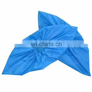 CPE PE Blue Disposable Plastic Shoe Cover thumbnail-3