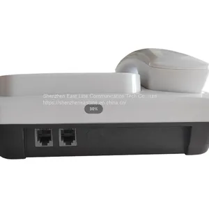 Landline Phone Analog Telephone With Display Shinny Surface thumbnail-2