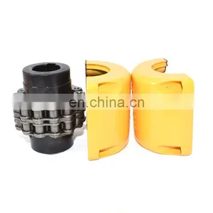 High Quality Cast Iron Motor Keyless Shaft Torque Locking Coupling Device Kc Type Roller Chain Coupling thumbnail-3