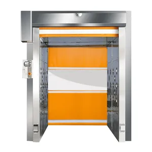 MRJH Fast Rolling Shutter Door Explosion-Proof Curtain Fully Automatic 304 Stainless Steel Cargo Air Shower thumbnail-3