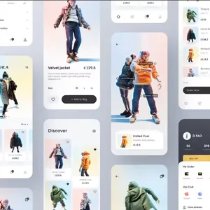 Ecommerce APP | Android IOS App Designing Native App Development | Shopping Order Mobile Development thumbnail-2