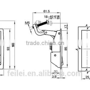 Factory Sell RoHS Chrome Plated Electric Use Lock thumbnail-6
