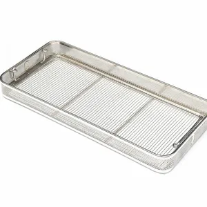 Customized Corrosion Resistance 304 Stainless Steel Medical Disinfection Basket thumbnail-3