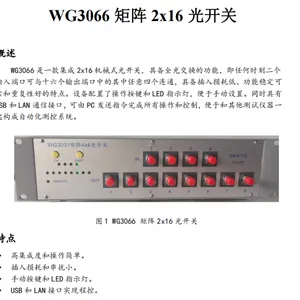 Wg3066 Matrix 2X16 Optical Switch thumbnail-1