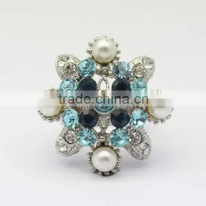 Gold Fashion Wedding Jewelry Rings With Diamond Made in Shenzhen thumbnail-3