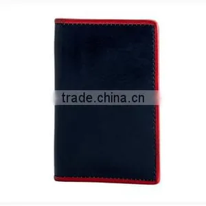 Top Quality Bifold Simple Design Slim Genuine Leather Card Holder thumbnail-2