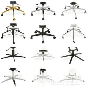 New 4 Star Aluminum Chair Base Swivel Chair Leg Revolving Chair Base thumbnail-4
