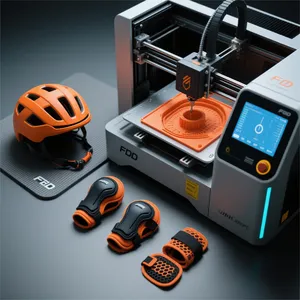 3D-printed Cycling Protective Gear thumbnail-1