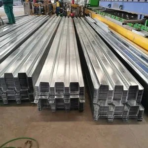 High Profile Decking Sheet Galvanized Steel Decking Metal Open Type Floor Decking Sheet thumbnail-1