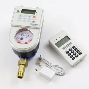 DN15~25mm R100 Sts Prepaid Smart Water Meter With Valve Control thumbnail-1