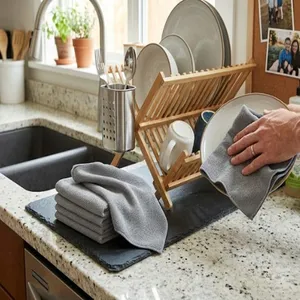Edgeless Microfiber Dish Cloths thumbnail-1