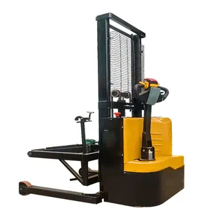Fast Delivery 2000kg Self Lift Stacker 1500kg Full Electric Self Load Stacker Lithium Battery Self Lifting Stacker Forklift thumbnail-2